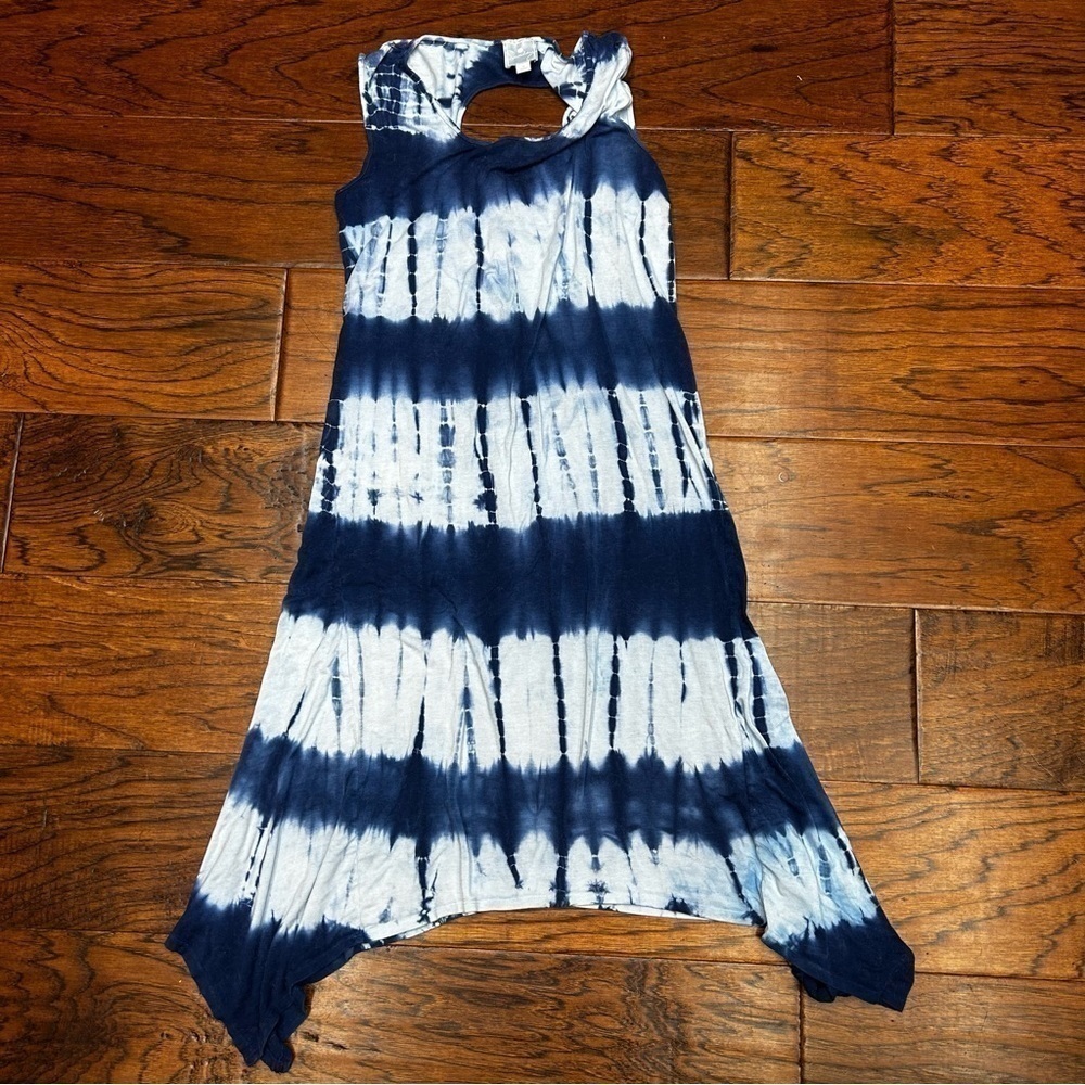 Sunday tie dye‎ shark bite dress